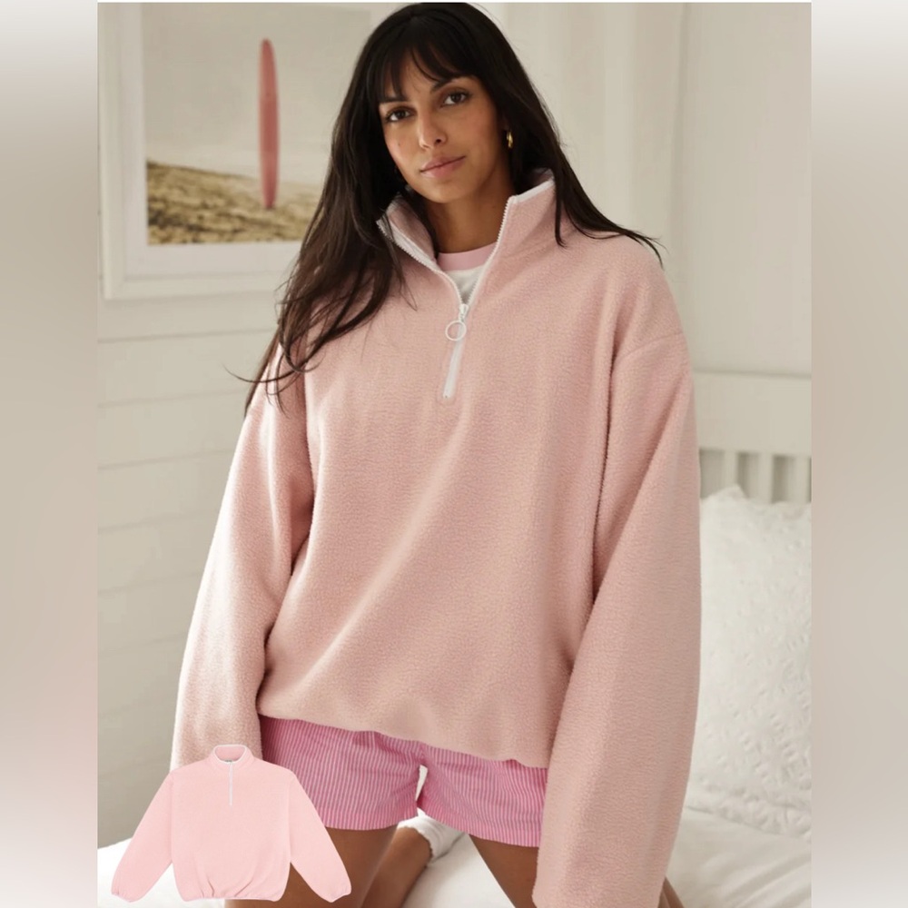 PARKE boat fleece L/XL in peony